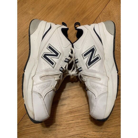 New Balance 608v5 Running Sneakers Men's 9.5D Navy White MX608WN5 EUC - Picture 7 of 11